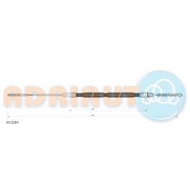 Трос ручного тормоза ADRIAUTO 550264