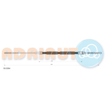 Трос ручного тормоза ADRIAUTO 550264