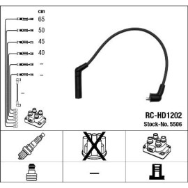 5506 Комплект изолированных проводов для свечей зажигания NGK 5506