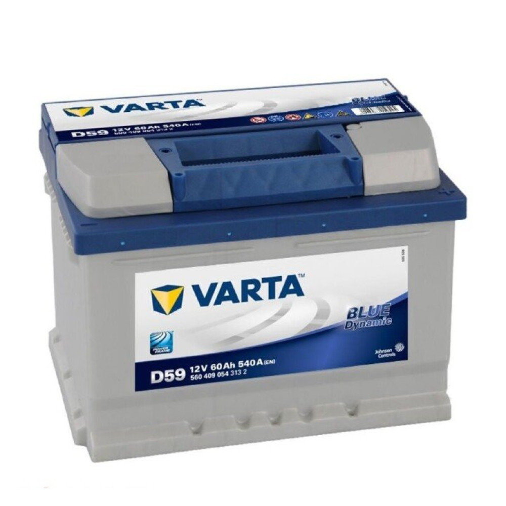 Аккумулятор 60ач 540а -/+ 242*175*175 D59 Varta 560409054