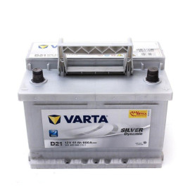 Акумулятор 61ач 600а -/+ 242*175*175 D21 Varta 561400060
