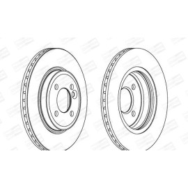 CHAMPION 562139ch Тормозной диск передний комплект 2шт CHAMPION 562139ch