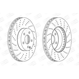CHAMPION 562634ch1 Тормозной диск передний CHAMPION 562634ch1