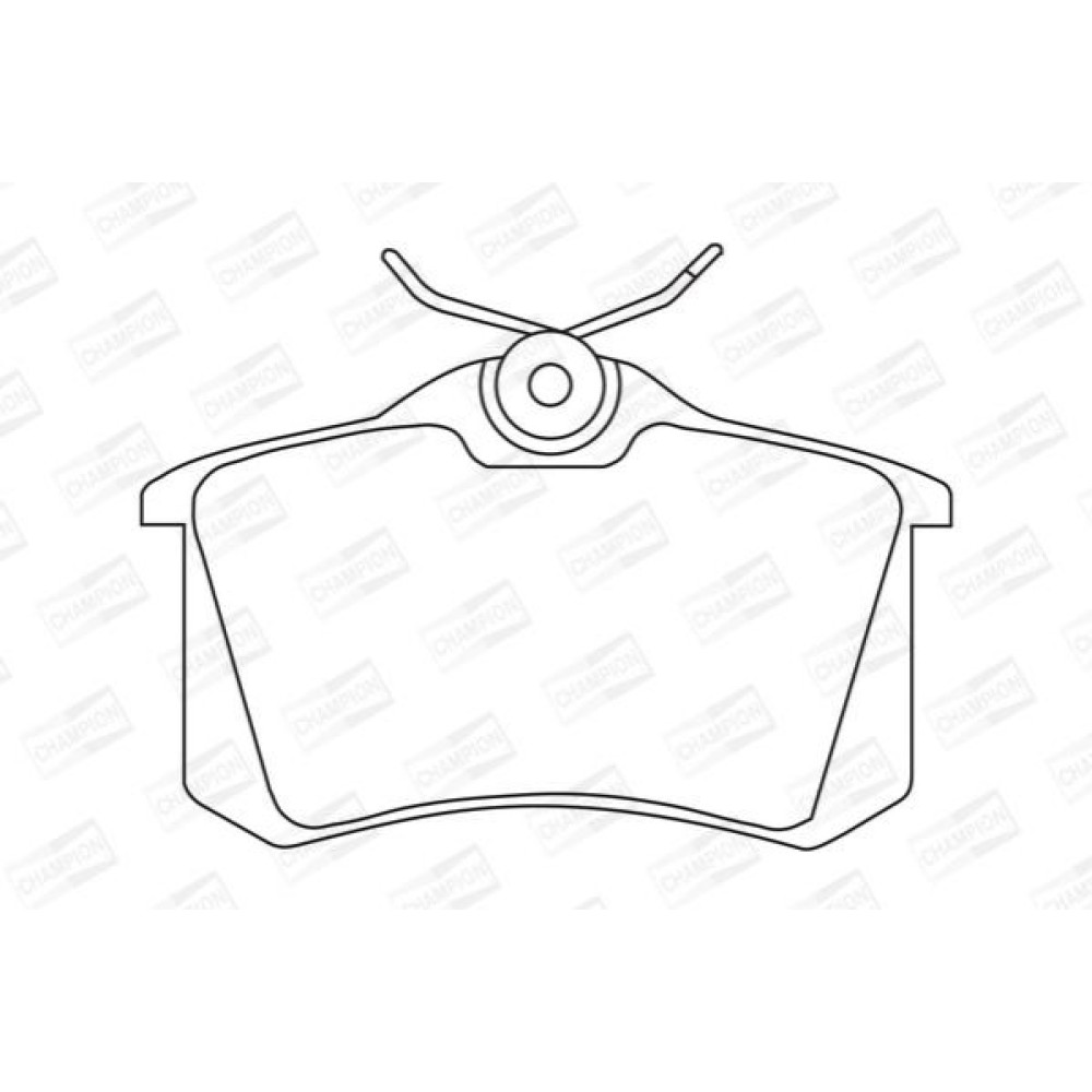 Тормозные колодки задние CHAMPION 571361ch
