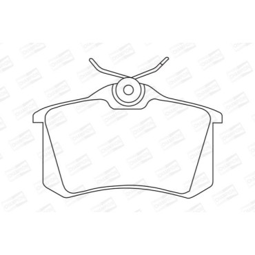 Тормозные колодки задние CHAMPION 571361ch