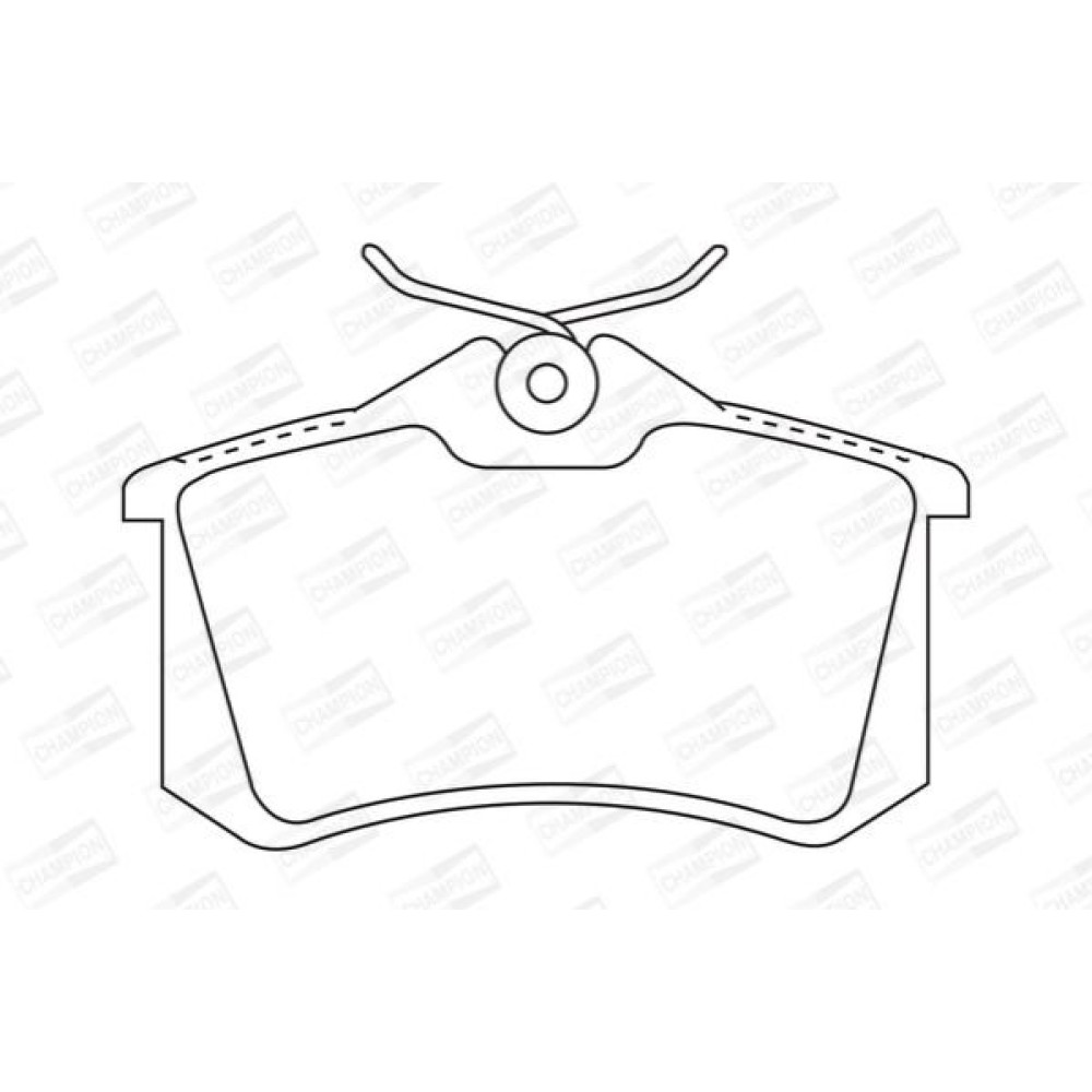 Тормозные колодки задние CHAMPION 571906ch