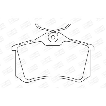 Тормозные колодки задние CHAMPION 571906ch
