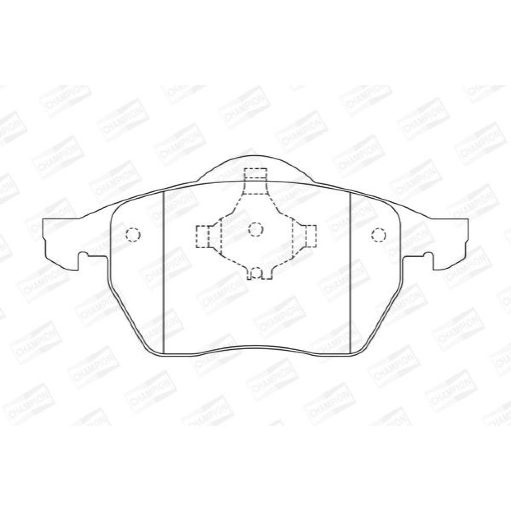 Тормозные колодки передние CHAMPION 571921ch