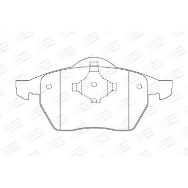 Тормозные колодки передние CHAMPION 571921ch