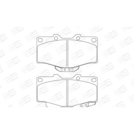 CHAMPION 572140ch Гальмівні колодки передні CHAMPION 572140ch