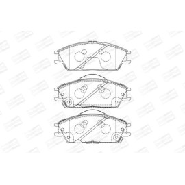CHAMPION 572268ch Гальмівні колодки передні CHAMPION 572268ch