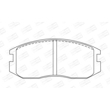 Тормозные колодки передние CHAMPION 572375ch