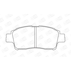 CHAMPION 572404ch Тормозные колодки CHAMPION 572404ch