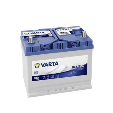 Аккумулятор 72ач 760а -/+ 261*175*220 N72 Varta 572501076