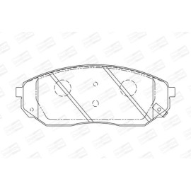 CHAMPION 572511ch Гальмівні колодки передні CHAMPION 572511ch