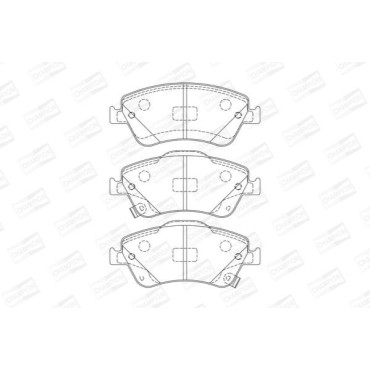 Комплект поршневых колец из 3 шт. MAHLE ORIGINAL 03948v0