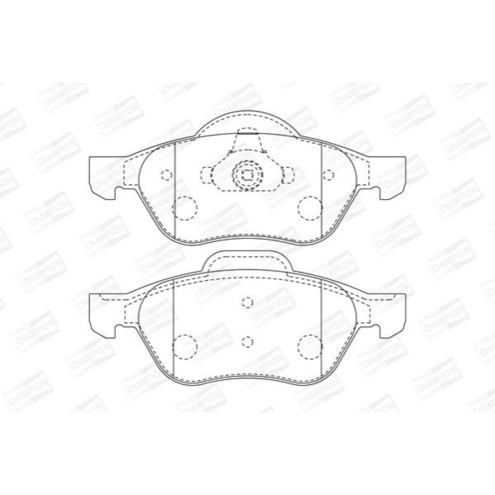 Гальмівні колодки передні CHAMPION 573016ch