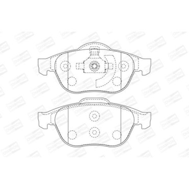 Тормозные колодки передние CHAMPION 573025ch
