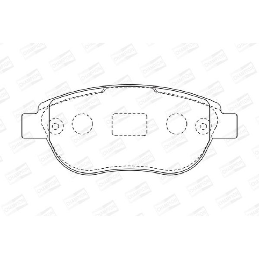 Тормозные колодки передние CHAMPION 573031ch