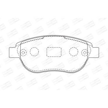 Гальмівні колодки передні CHAMPION 573031ch