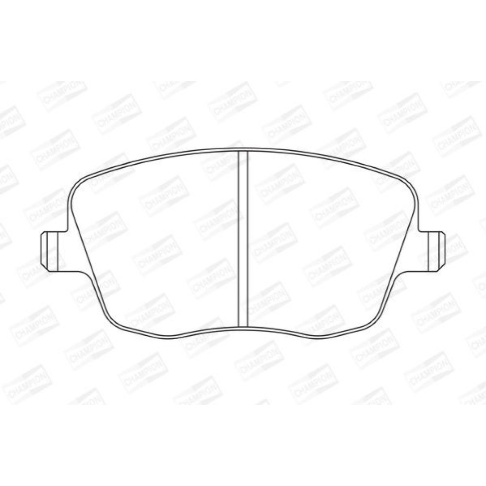Гальмівні колодки передні CHAMPION 573101ch