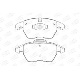 CHAMPION 573134ch Тормозные колодки передние CHAMPION 573134ch