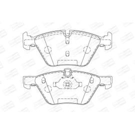 CHAMPION 573151ch Тормозные колодки передние CHAMPION 573151ch