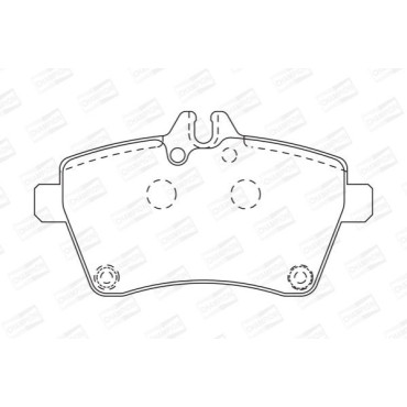 Тормозные колодки передние CHAMPION 573226ch