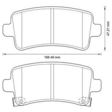 Тормозные колодки задние JURID 573313j