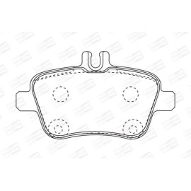 Тормозные колодки задние CHAMPION 573370ch