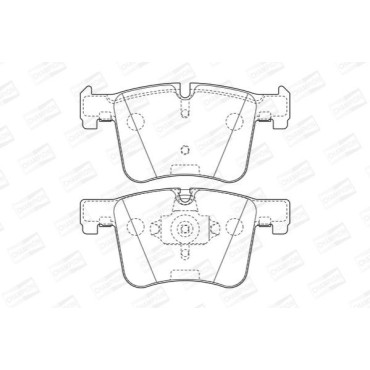 Тормозные колодки передние CHAMPION 573432ch