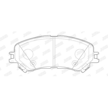 Тормозные колодки передние JURID 573673j