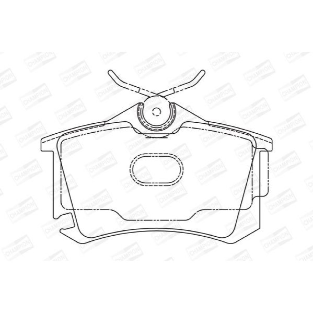Гальмівні колодки передні CHAMPION 573682ch