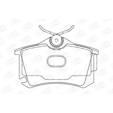 Тормозные колодки передние CHAMPION 573682ch