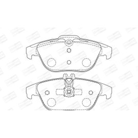 CHAMPION 573735ch Гальмівні колодки задні CHAMPION 573735ch