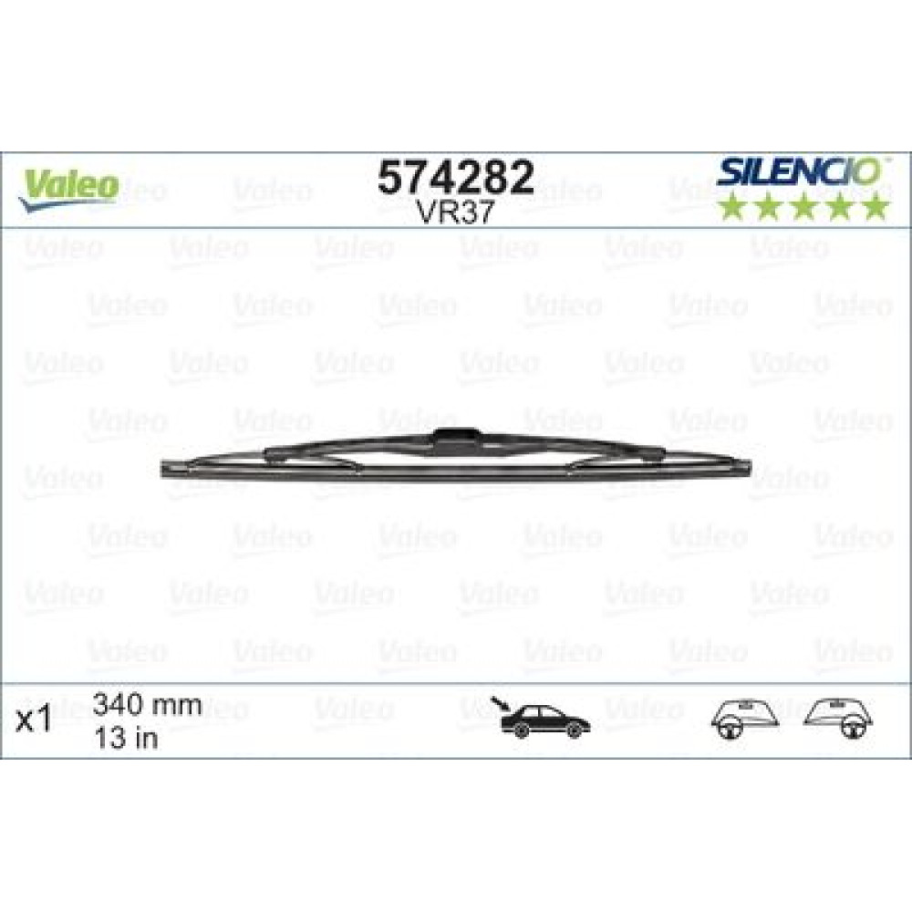 Комплект стеклоочистителей VALEO 574282