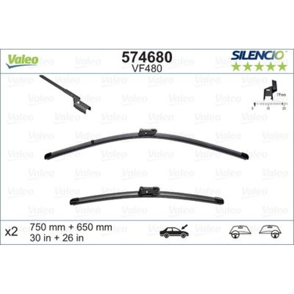 Щітка склоочисника VALEO 574680
