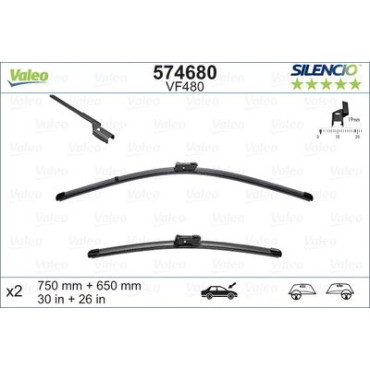 Щітка склоочисника VALEO 574680