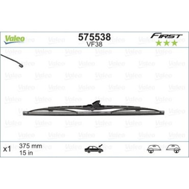Каркасная щетка стеклоочистителя 375мм VALEO 575538