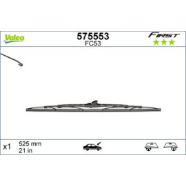 Каркасна щітка склоочисника First 525мм VALEO 575553