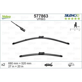 Комплект стеклоочистителей VALEO 577863