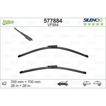Щітка склоочисника VALEO 577884
