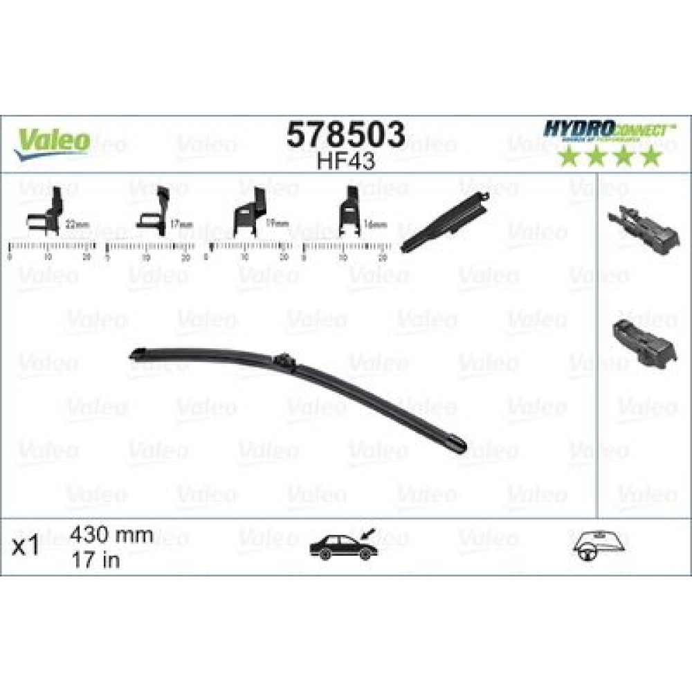 Склоочисник VALEO 578503