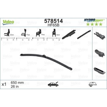 Щетка стеклоочистителя VALEO 578514