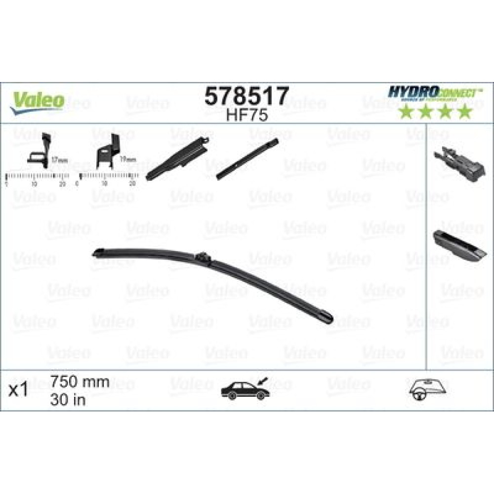 Стеклоочиститель VALEO 578517