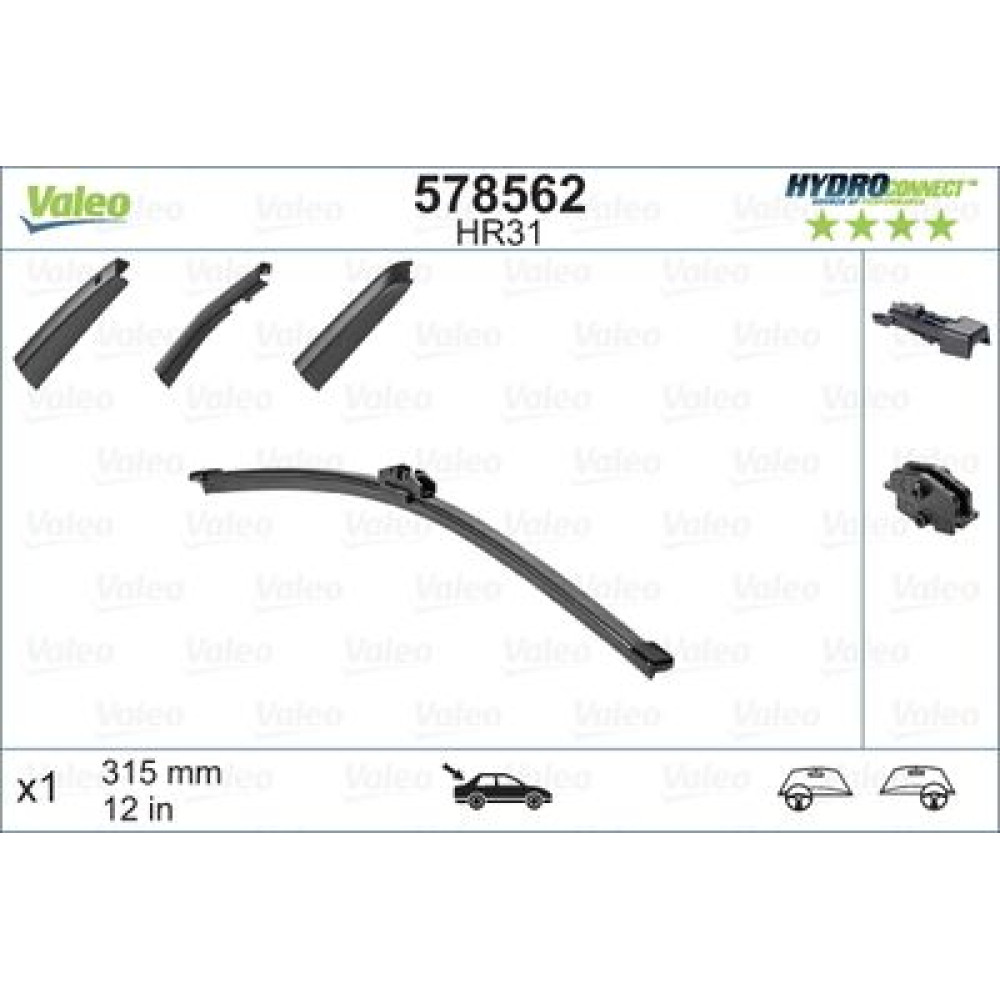Щітка склоочисника VALEO 578562
