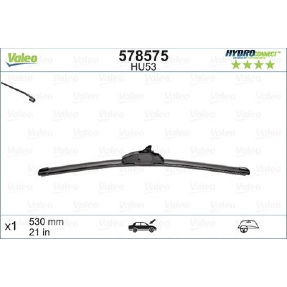 Щітка склоочисника HYDROC. UPGRADE HU53 VALEO 578575