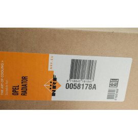Радиатор охлаждения двигателя NRF 58178a