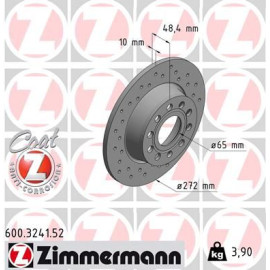 Диск гальмівний SPORT Z ZIMMERMANN 600324152