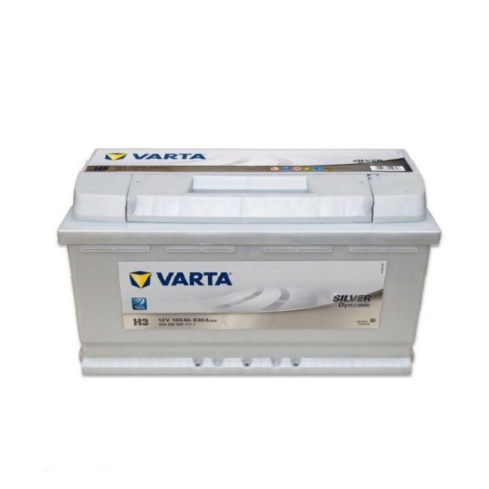 Аккумулятор 100ач 830а -/+ 353*175*190 H3 Varta 600402083